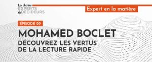 Mohamed Boclet : les vertus de la lecture rapide