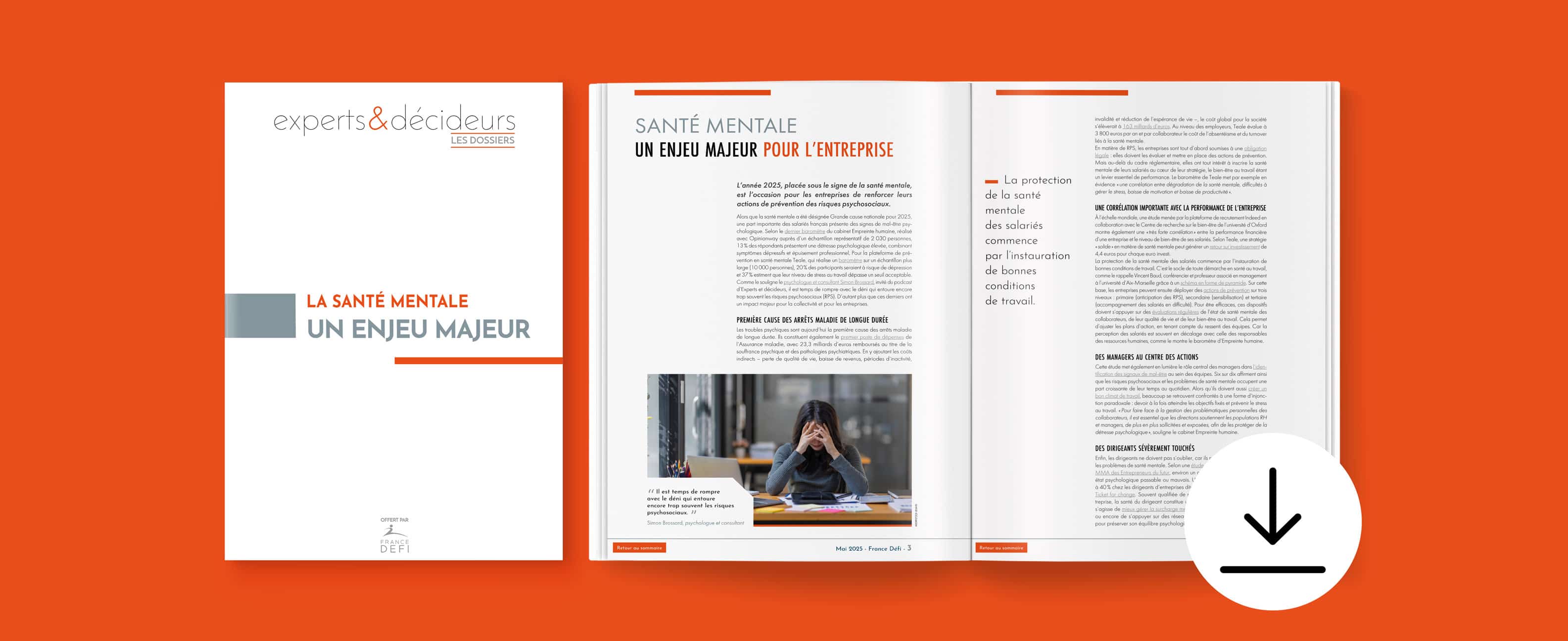 Santé mentale : un enjeu majeur